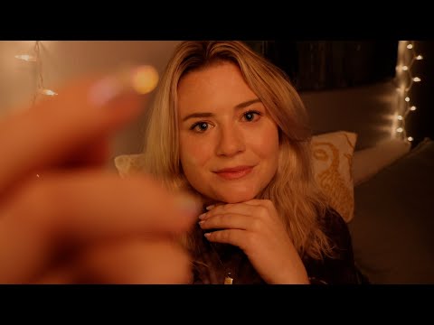 ASMR | Soothing personal attention and tarot for sleep 💤 (tapping, whispers, face touching)