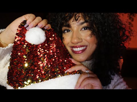 ASMR Spit Painting and Scratching (Christmas edition) 🎄🌟