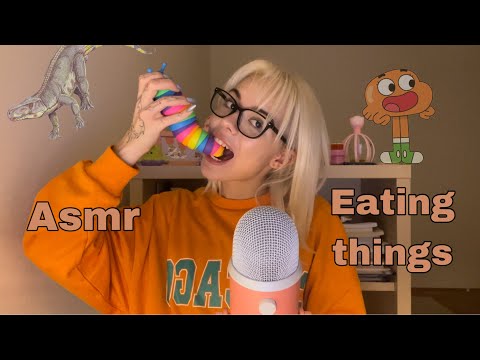 ASMR EATING DIFFERENT THINGS