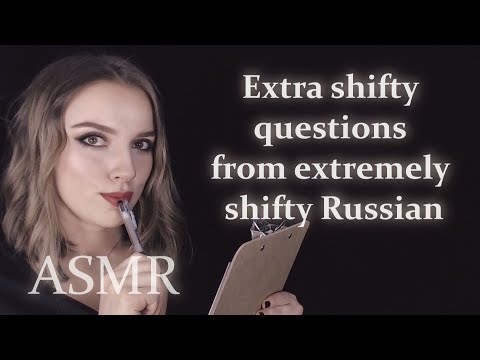 ASMR questionnaire like never before | soft spoken, Russian accent, role play |