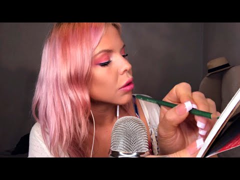 ASMR SKETCHING & COLORING YOUR FACE (4X HIGH VOLUME) CLOSELY WHISPERED