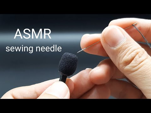 Scratching Microphone by Sewing Needle - ASMR Scratching Mic I No Talking I Satisfying Video