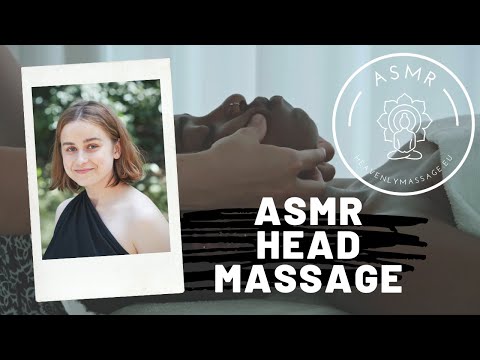 ASMR massage therapy video - asmr head massage female