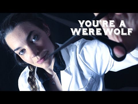 ASMR You're a Werewolf! Hair cut and Back Massage [Folklore Series]