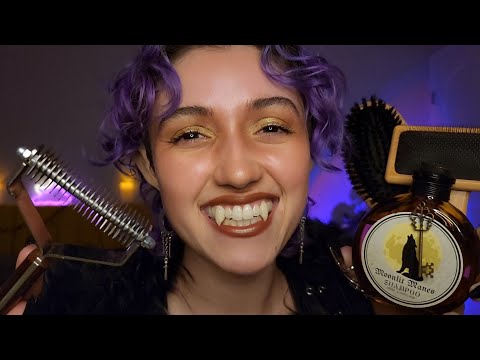 ASMR Werewolf Spa Pampering & Personal Attention 🌕 (grooming, brushing, cleaning your fur & paws)