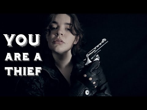 ASMR You are a Thief! 💎Heist Roleplay w/ Leather Gloves, Coat and Wigs [Binaural]