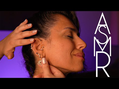 🥰 Calming ASMR Ear Massage and Earring Cleaning