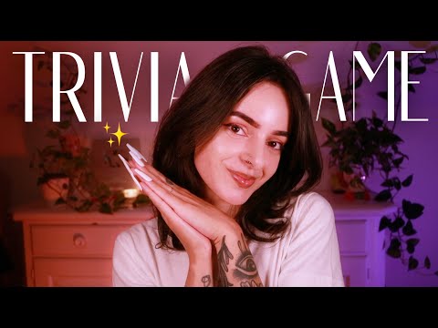 ASMR Trivia Game & Personal Questions ✨ Follow My Instructions & Let's See How Much You Know!