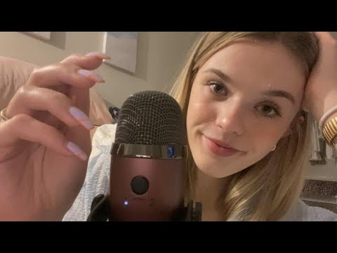 ASMR For Charity 💛 Rambly Whispers & Face Touching