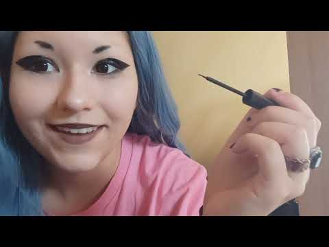 ASMR | doing your makeup! (mouth sounds)