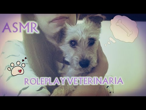 ASMR español Roleplay veterinaria/ whispers/ binaural/bloopers