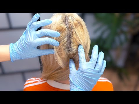Lo-fi ASMR Crisp Sound - Real Person Scalp, Hair Exam in 10 Minutes