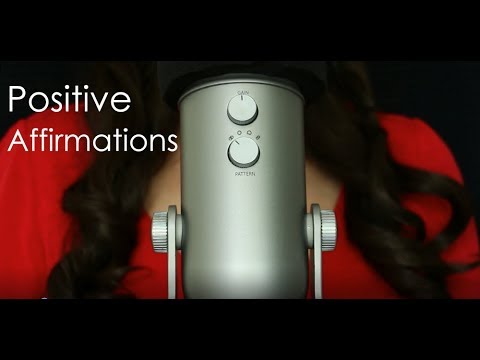 ASMR Positive Affirmations + Mic Scratching