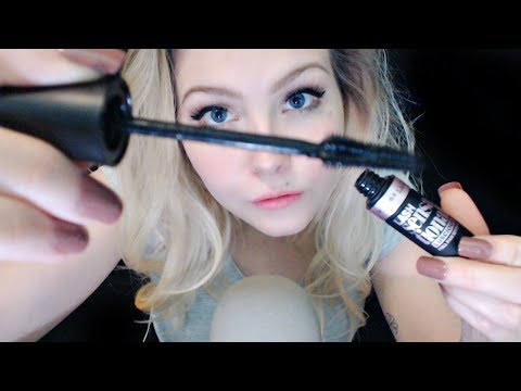 ASMR- Mascara Application (INAUDIBLE Whispers) *UP CLOSE* PERSONAL ATTENTION