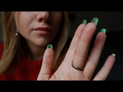 ASMR Affirmations Hand Movements Guided Meditation Soft Spoken & Whispering | Relaxing Noise