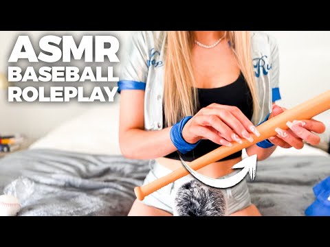 GRAND SLAM ASMR Baseball Roleplay with Hand Sounds, Shirt Scratching & Jewelry Sounds ⚾ 🎧