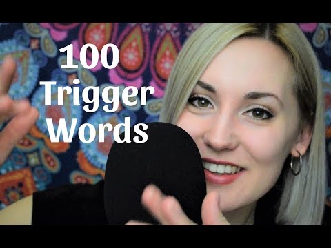 ASMR |100 Trigger Words | Close Breathy Whispers
