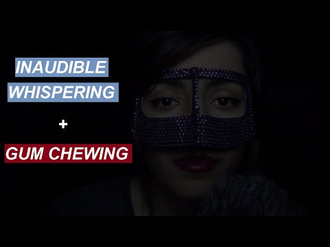 ASMR INAUDIBLE WHISPERING + CHEWING GUM | Lo Fi