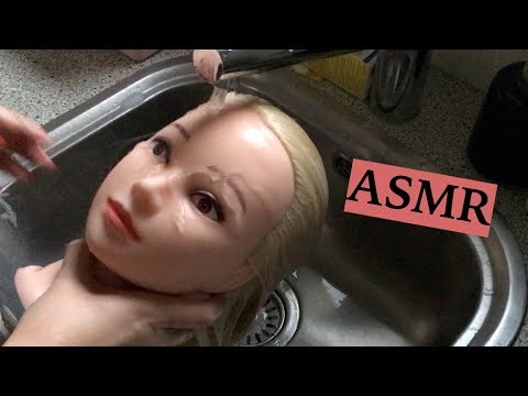 ASMR Foamy Hair Wash in Sink, No Talking (Towel Drying, Scalp Scratching/Massage, Water Sounds)