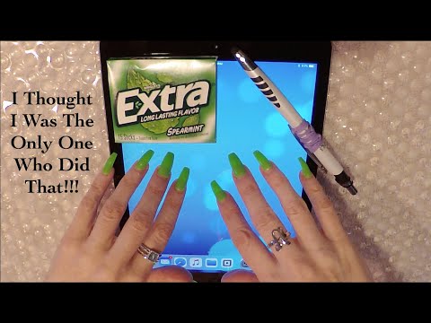 ASMR Intense Gum Chewing Ramble | Am I The Only One Who Does This? | Tingly Whisper, Ipad Tapping
