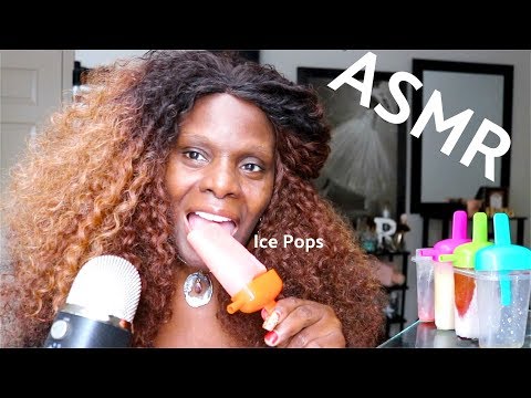 Trying Ice Eating ASMR Soft Crunch Treat