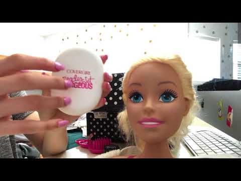 ASMR~Doing a makeover on Barbie