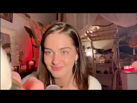 ASMR face brushing (personal attention roleplay)