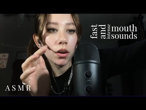 FAST AND INTENSE MOUTH SOUNDS AT 100% SENSITIVITY | ASMR