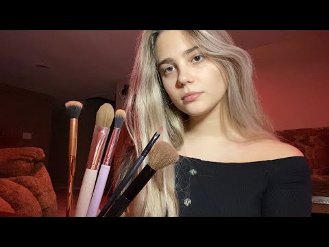ASMR | Face Brushing With Positive Affirmations