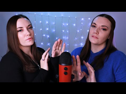 ASMR Twin Triggers for Extra Tingles (Mouth Sounds, Hand Sounds, Tapping & More)