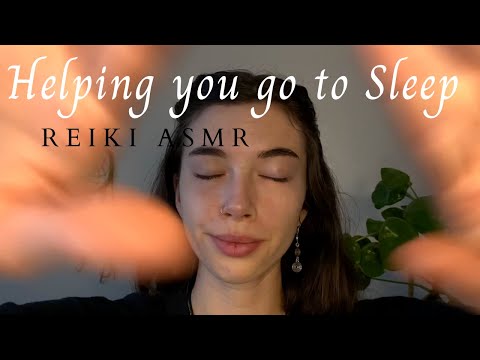 Reiki ASMR ~ Helping you fall Asleep | Crystals | Plucking | Hand Movements