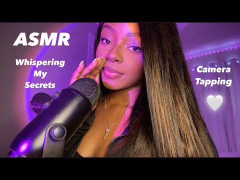 ASMR | Whispering My Secrets 🤭🤍 (Camera Tapping, Clicky Whispers) ft. Arrowzoom Review✨
