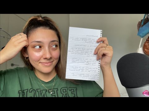 ASMR Reading Your Assumptions About Me 😖😂❤️ + random triggers | Whispered