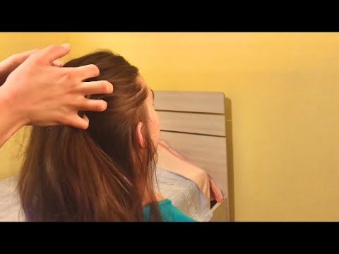 Brushing & playing with hair ASMR (no talking)