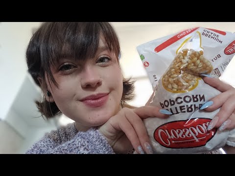 ASMR| Come Eat Popcorn with Me🍿