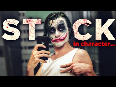 I was stuck in character after filming my Joker video