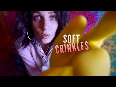 ASMR ✨ Soft CRINKLES Sounds ✨ Visuals, Hand Movements || No Talking