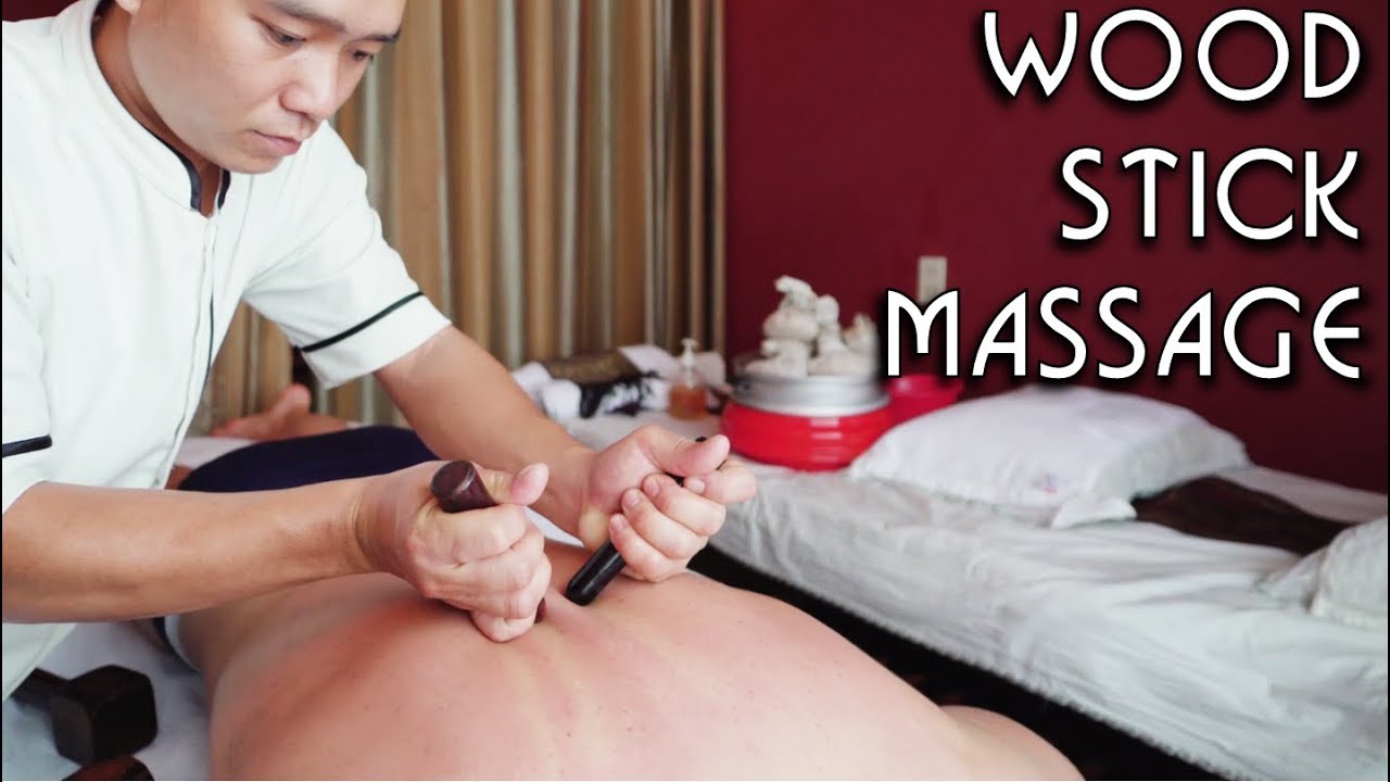 💆 Vietnamese Boy | Wood Stick Back Massage | ASMR video