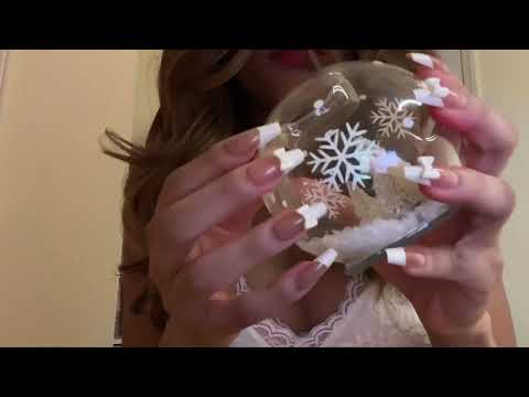 ASMR | Tapping On Christmas Triggers (no talking)