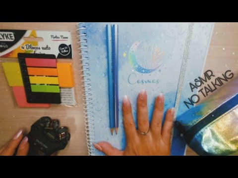 ASMR 30MIN: SONS RELAXANTES COM MINHAS COMPRINHAS DE PAPELARIA DE 2022 (MY 2022 STATIONERY SHOPPING)