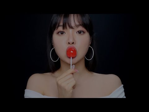[ASMR] Gourmet Lollipop Licking, Mouth Sounds 고메 롤리팝 할쨕 리킹 이팅사운드