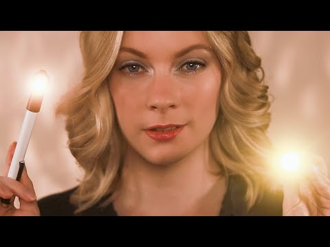 ASMR Eye Exam & Tests In Cozy, Low Light (Light Triggers, Close Up Personal Attention)