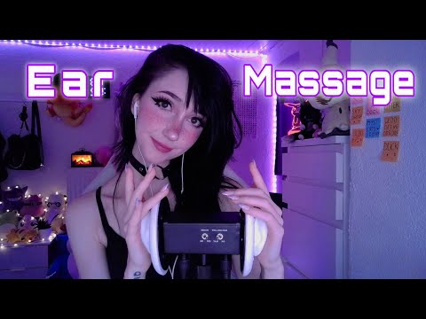 ASMR ☾ 𝒎𝒂𝒔𝒔𝒂𝒈𝒊𝒏𝒈 & 𝒄𝒍𝒆𝒂𝒏𝒊𝒏𝒈 𝒚𝒐𝒖𝒓 𝑬𝒂𝒓𝒔 [3Dio ear massage with oily hands & q-tip cleaning]
