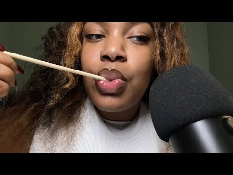 ASMR | Spit Painting 💦 (personal attention + mouth sounds) | brieasmr