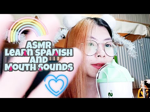 ASMR Learning Spanish,Mouth Sounds and Hand Movement (Español)