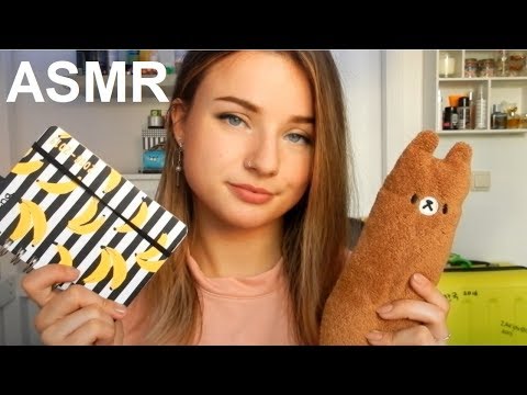 ASMR - Back To School! (Supplies Tapping, Crinkling, Whispering)