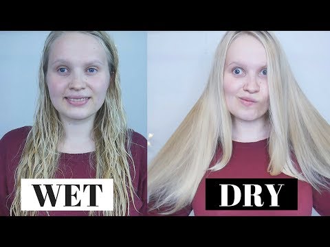 [ASMR] Wet to Dry Hair (Hair Brushing, Hair Drying)