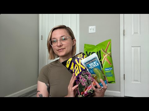 ASMR + Mukbang | Try Some New Snacks with Me // Crunchy Snack Sounds // Crinkly Packaging