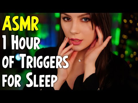 ASMR 1 Hour of Triggers for Sleep 💎 Ear Massage, Invisible Triggers, Hand Sounds and more