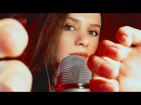 ASMR Tingly Word Repetition| Hand Movements (Clicky, It's ok, Sk, Scratch)💎